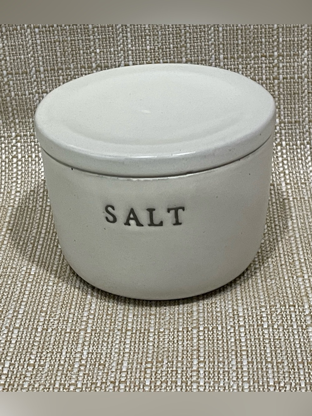 Hearth & Hand with Magnolia Stoneware Salt Jar with Lid